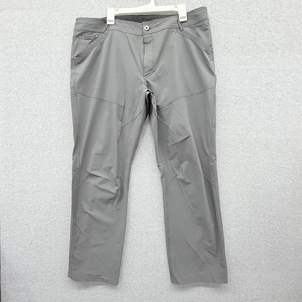 Kuhl Silencr Pants Mens 40x30 Ripstop Outdoor Hiking Tactical Grey Lightweight